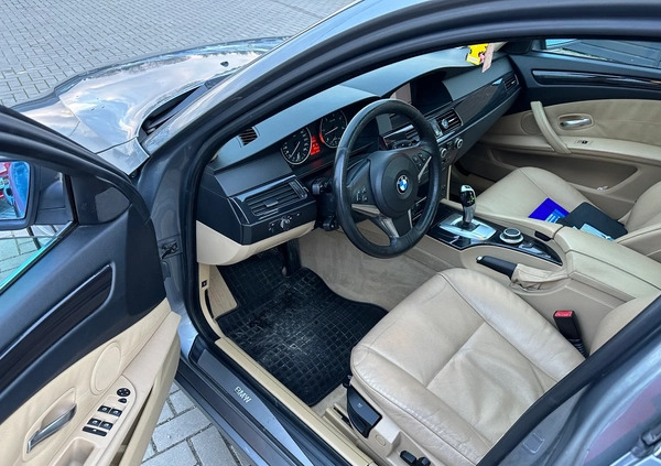 BMW Seria 5 cena 27900 przebieg: 348000, rok produkcji 2008 z Mrocza małe 781